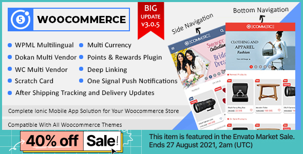 Ionic Woocommerce - Uniwersalna aplikacja mobilna na e-commerce dla iOS i Androida