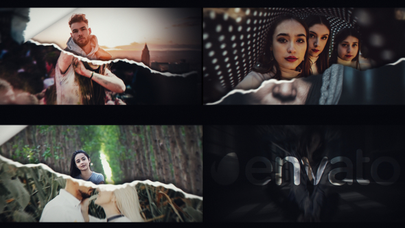 Dynamic Torn Logo Intro alt