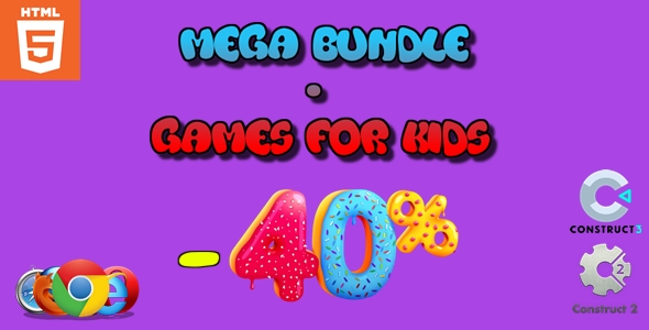 MEGA BUNDLE - GAMES FOR KIDS - HTML5