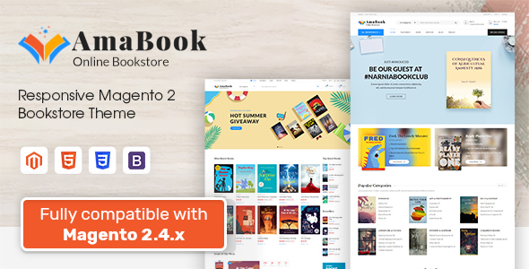 AmaBook - MultiPurpose Responsive Magento Theme