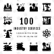 Industry Services Unique Glyph Icons - GraphicRiver Item for Sale