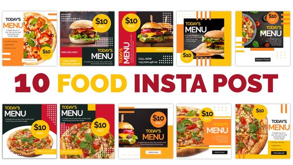 Food Instagram Templates