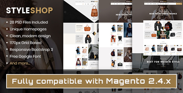 Styleshop - Responsive Multipurpose Magento 2.x Theme