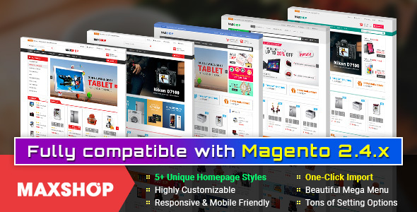 Maxshop – Premium Magento 2 and 1.9 Store Theme