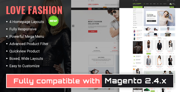 Love Fashion – Responsive Magento 2 Store Theme