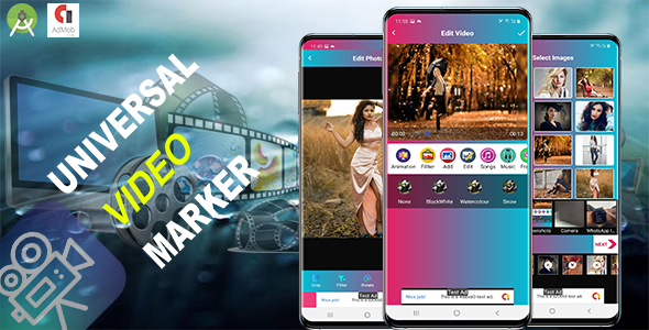 Universal Video Maker (Android 11 supported and SDK 30)