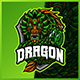 Quetzalcoatl Mayan Dragon - Mascot Esport Logo Template - GraphicRiver Item for Sale