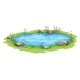 Picturesque Natural Pond - GraphicRiver Item for Sale