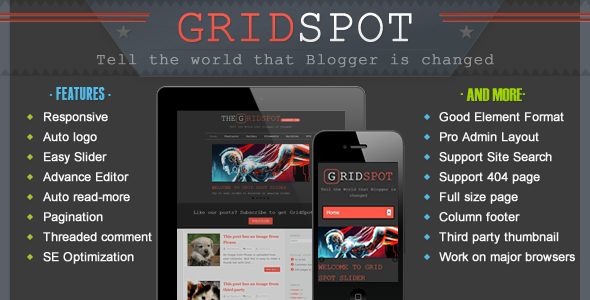 Grid Spot – Responsive Blogger Template