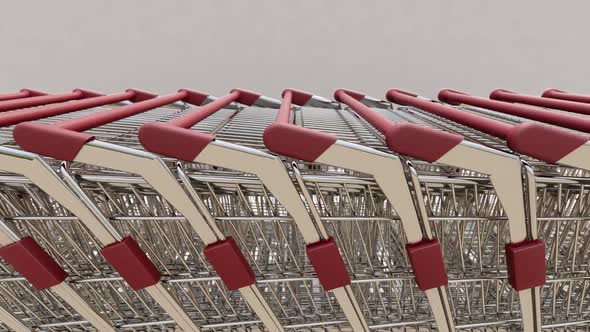 Red Shopping Carts