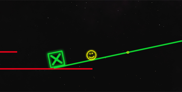 Neon Yellow Ball  (Unity complete project) - Physics Based Puzzle Platformer Game