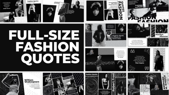 Full-Size Fashion Quotes.