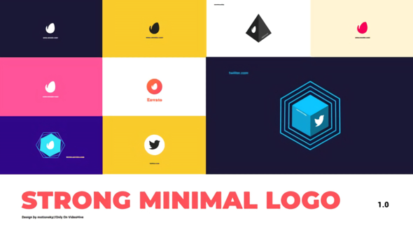 Strong Minimal Logo | DaVinci Resolve