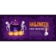 Halloween Party Invitation with Pumpkins Witch - GraphicRiver Item for Sale