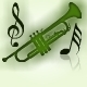 Inspirational Jazz Trumpet Logo