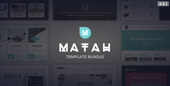 Matah | Zestaw responsywnych wiadomości e-mail
