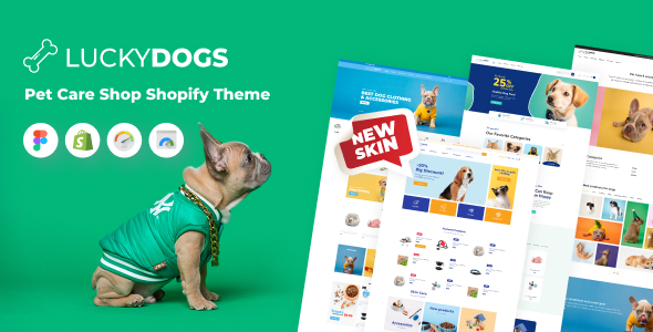 LuckyDogs - Pet Care Shop Shopify Theme