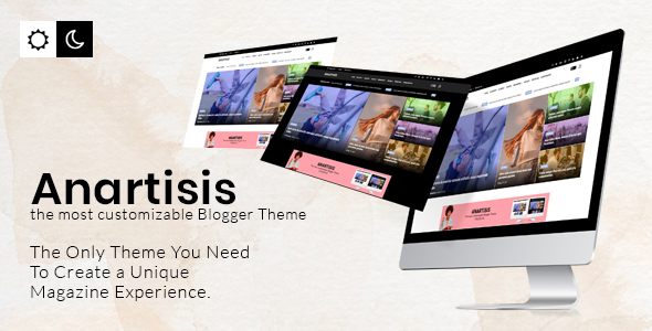 Anartisis - News &amp; Magazine Blogger Theme