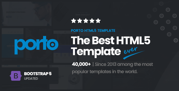 Porto - responsywny szablon HTML5