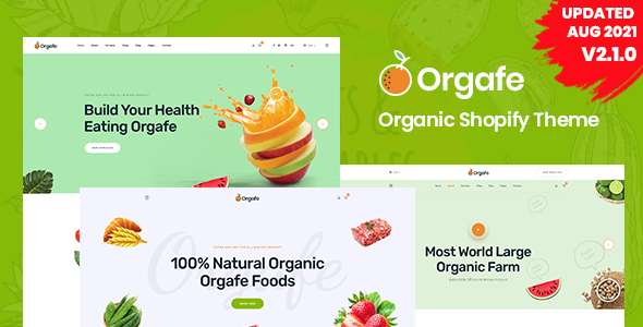 Orgafe - Organic Food Shopify Template