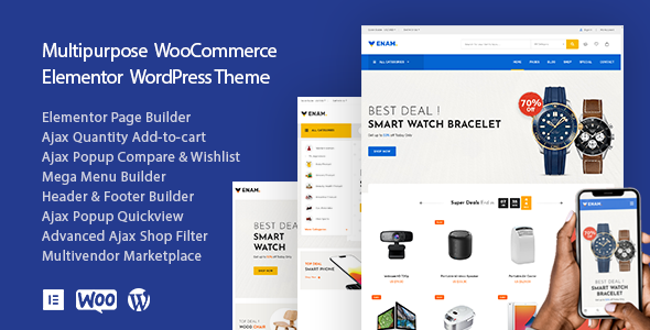 Venam - Ecommerce WooCommerce Elementor Theme