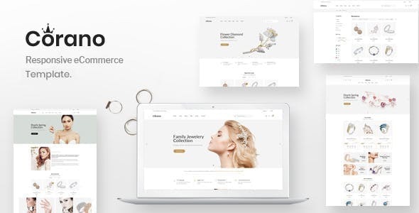 Corano - Jewelry Store Website template