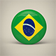 Brazil Badge - 3DOcean Item for Sale