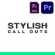 Stylish Call Outs For Premiere Pro - VideoHive Item for Sale
