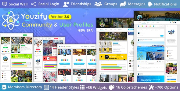 Youzer - Buddypress Community &amp; Wordpress User Plugin