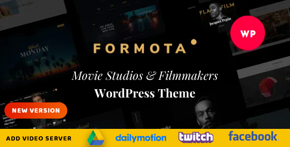 Formota - Movie Studios & Filmmakers WordPress theme