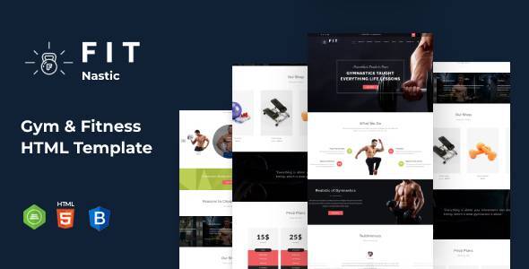 Fitnastic | Gym & Fitness HTML Template