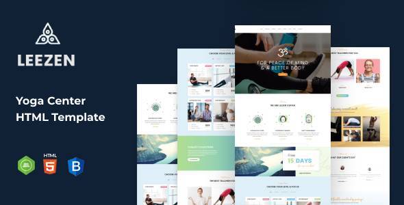 Leezen - Exclusive Yoga Center HTML Template