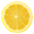 Isolated Slice Of Lemon - PhotoDune Item for Sale