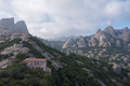 Tall mountain near the monastery of Santa Maria de Montserrat in Catalonia, Spain - PhotoDune Item for Sale