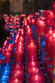 Colored Candles at Montserrat monastery near Barcelona in Spain - PhotoDune Item for Sale