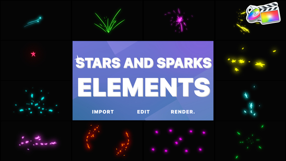 Stars and Sparks Pack | FCPX