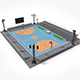 Outdoor Basketball Stadium - 3DOcean Item for Sale