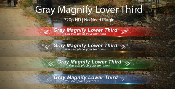 Gray Magnify Lower Third alt