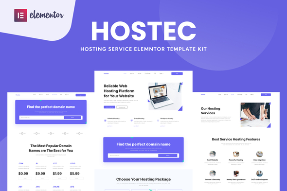 Hostec - Hosting Service Website Template