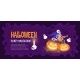 Halloween Invitation with Funny Pumpkins Skeleton - GraphicRiver Item for Sale