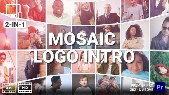 Mosaic Logo Intro