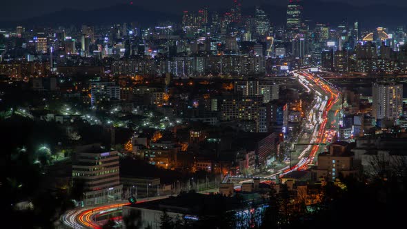 Seoul Illumination at Colorful Korea Night Lights