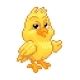Easter Chick Chicken Pixel Art Video Game Cartoon - GraphicRiver Item for Sale