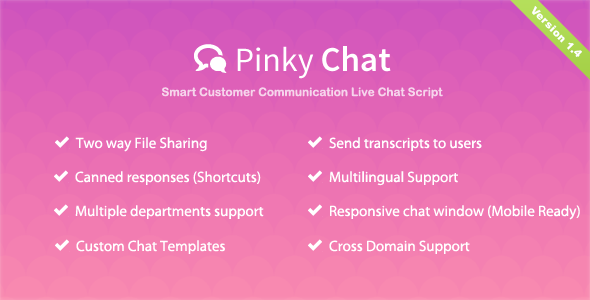 Pinky Chat - PHP Live Chat Script