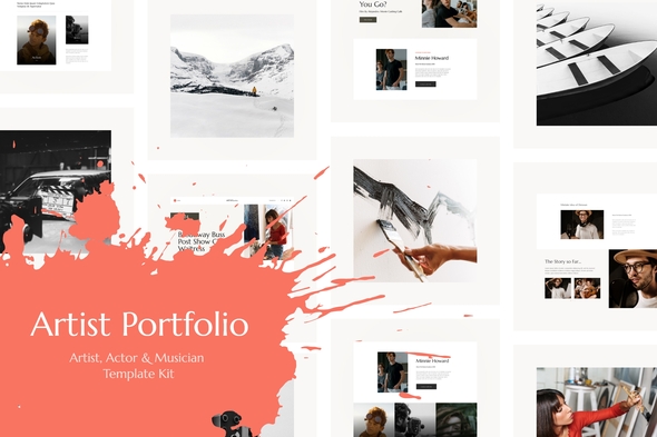 Artisio | Artist, Actor & Musician Elementor Template Kit