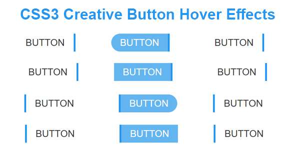 CSS3 Creative Button Hover Effects