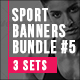 Sport Fitness Banners Bundle #5 - GraphicRiver Item for Sale