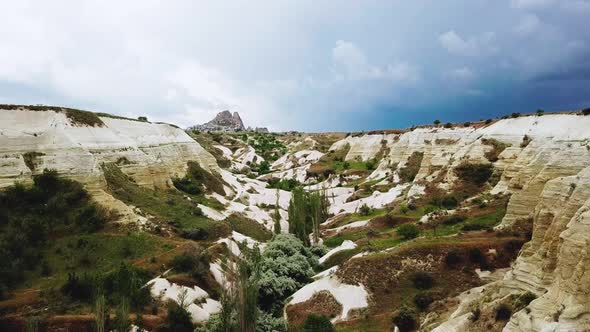 Valley Surrounded By Rocks