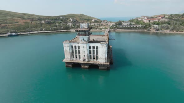 Abandoned coastal village