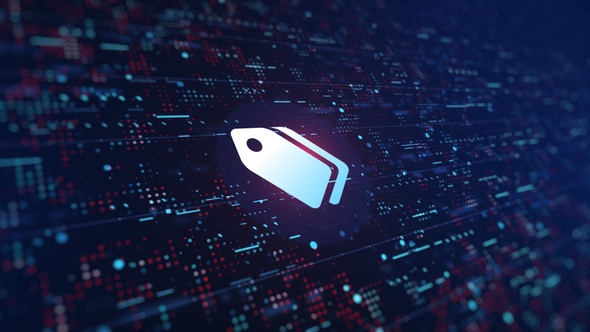 Tags Icon Digital Background alt